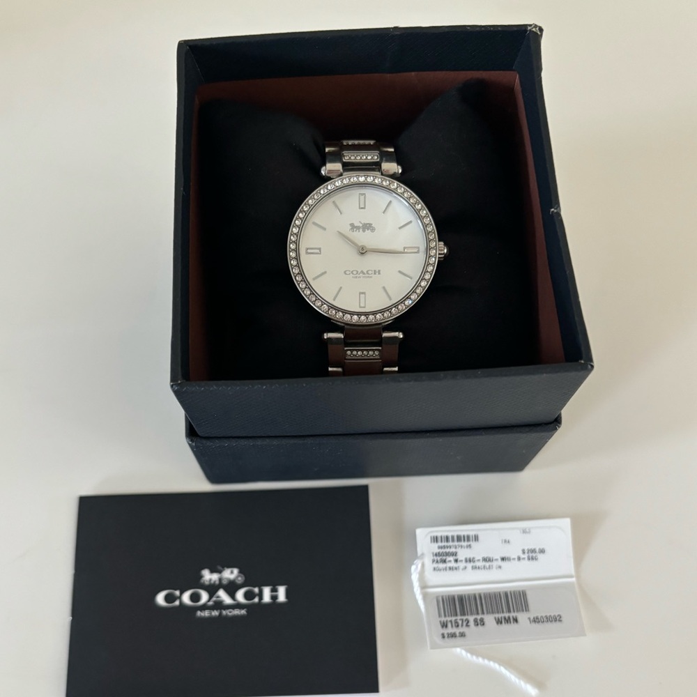 Coach Park Watch 34mm - silver